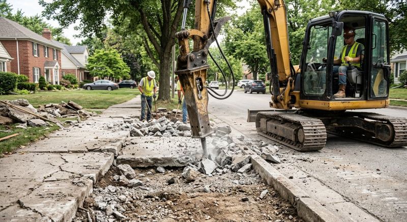 Concrete Breaking Service in Sacramento, CA