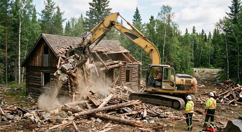 Cabin Demolition in Pearland, TX