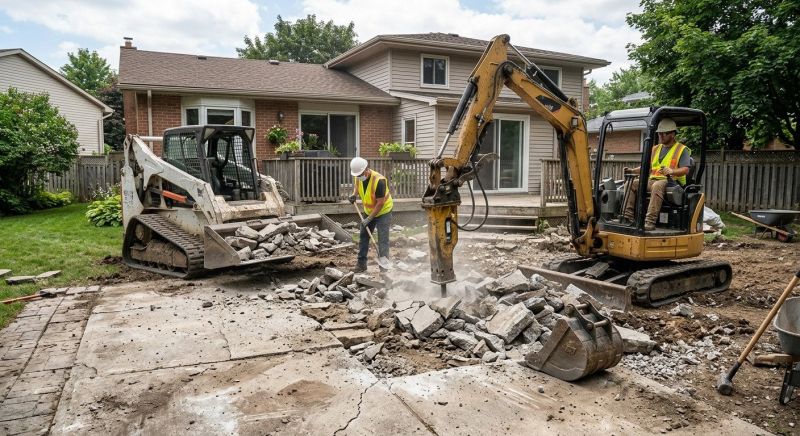 Cement Removal in Bergen County, NJ