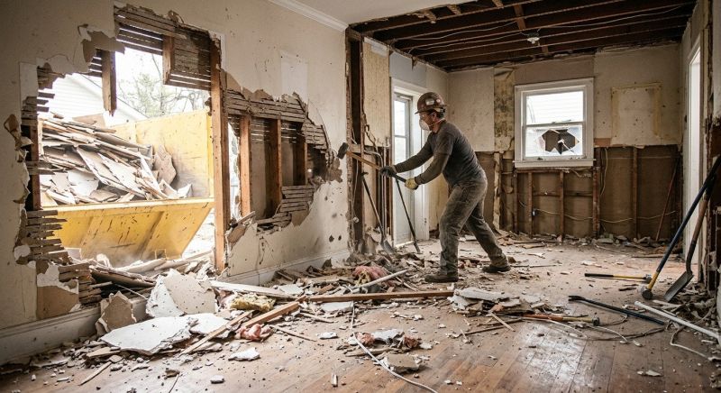 Closet Demolition in Frederick, MD