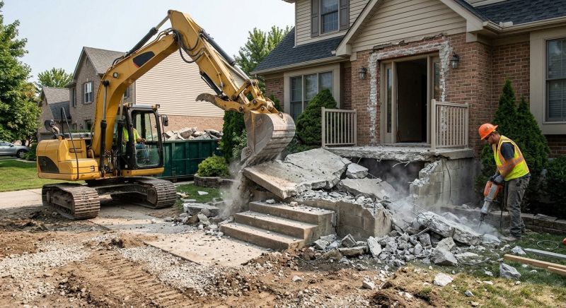 Concrete Pavement Demolition in Bergen County, NJ
