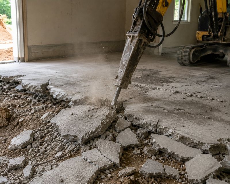 Concrete Pavement Demolition in Bergen County, NJ
