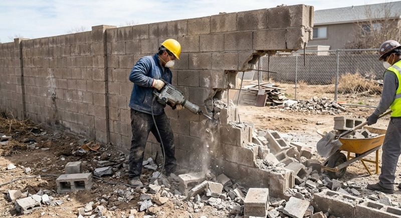 Concrete Wall Removal in Bergen County, NJ