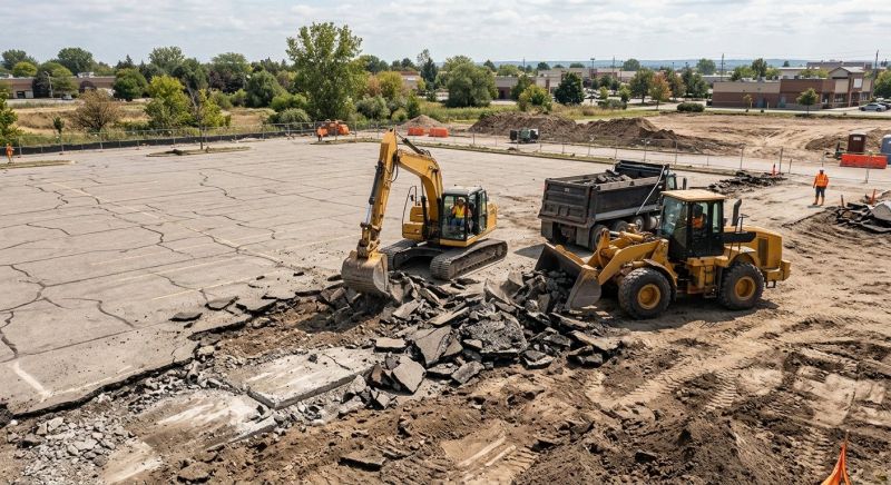 Parking Lot Removal in Sacramento, CA