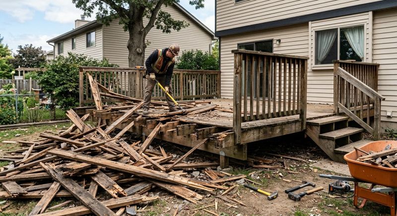 Porch Demolition in Bergen County, NJ